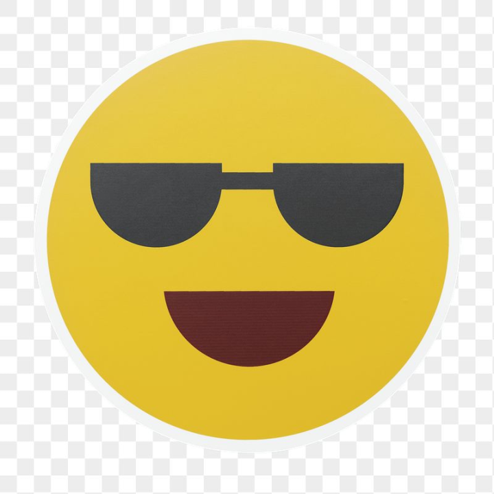 Free Sunglass Emoji Png Icon Sticker Free PNG Rawpixel Nohat Cc