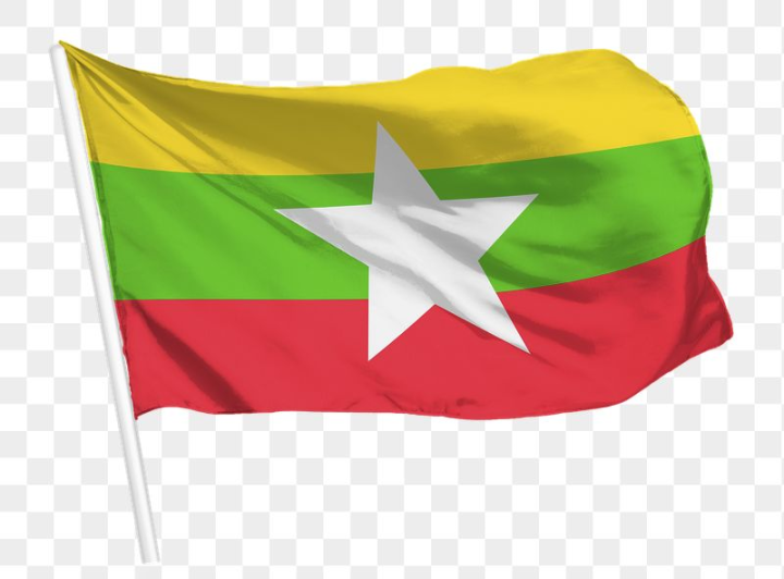 Free Myanmar Flag Png Waving National Free Png Rawpixel Nohat Cc