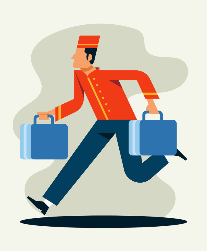 Free Bellhop Illustration Nohat Cc