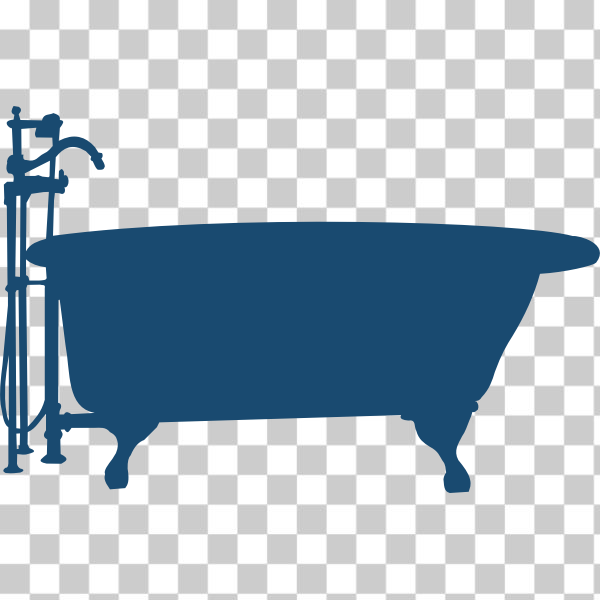 Free Svg Bath Tub Silhouette Vector Image Nohat Cc