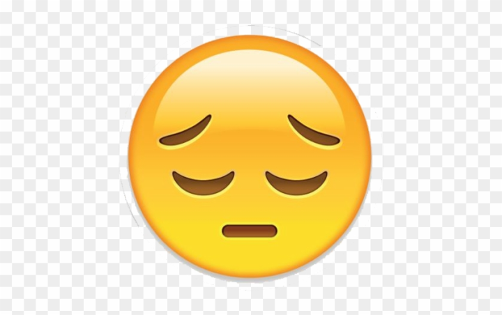 Free Sad Emoji Png Transparent Image Pensive Emoji Nohat Cc