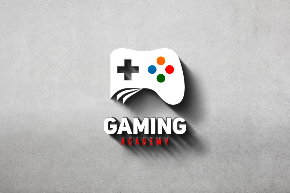 Gaming,3D,Logo,Mockup
