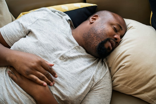 man,black,dream,bed,african,fat,sleeping,pillow,american,male,tired,rest,lazy,dreaming,cushion,sleepy,african american,nap,laying,resting