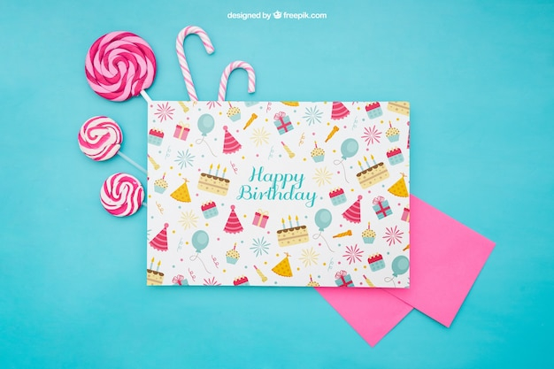 mockup,party,card,paper,celebration,happy,candy,decoration,mock up,fun,decorative,celebrate,greeting card,candy cane,happiness,festive,up,lollipop,greeting,cane