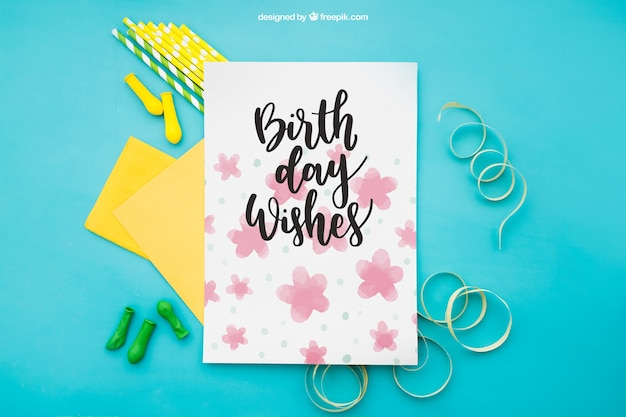 mockup,party,card,paper,celebration,happy,balloon,decoration,mock up,fun,decorative,celebrate,greeting card,happiness,festive,up,greeting,streamer,composition,mock