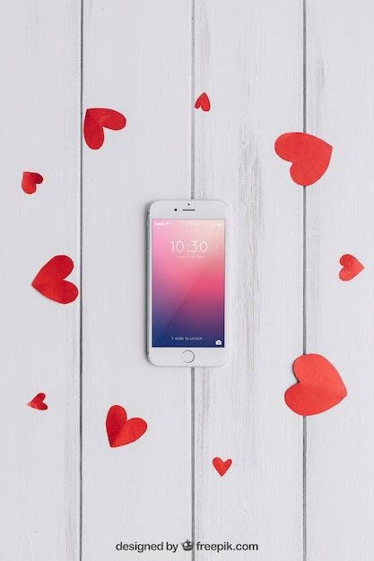 mockup,heart,love,technology,template,valentines day,valentine,celebration,metal,smartphone,mock up,elements,tech,celebrate,templates,valentines,romantic,screen,mockups,touch