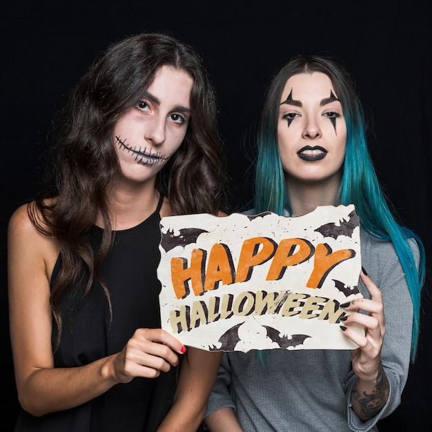 mockup,party,halloween,template,paper,character,typography,face,celebration,font,text,holiday,couple,person,makeup,mock up,pumpkin,walking,lettering,woman face