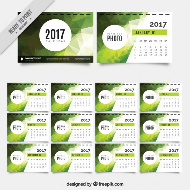 calendar,2017,template,geometric,green,shapes,number,time,polygonal,plan,geometric shapes,schedule,date,planner,diary,year,day,timetable,month,weekly planner
