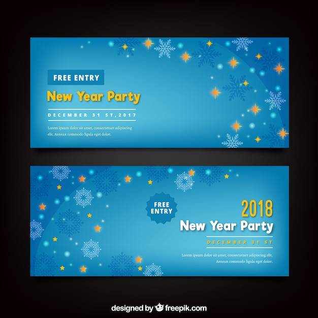 banner,happy new year,new year,party,snowflakes,banners,celebration,happy,holiday,event,happy holidays,new,december,celebrate,year,festive,season,2018,new year eve