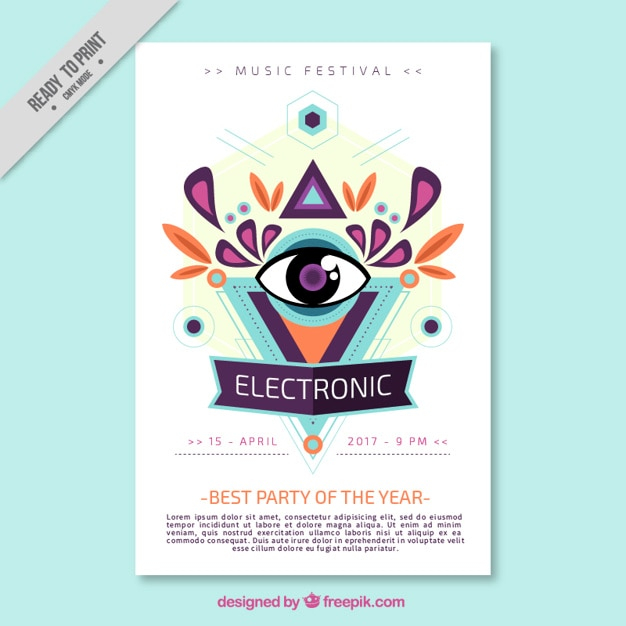 brochure,flyer,poster,music,abstract,party,template,brochure template,party poster,eye,flyer template,party flyer,poster template,music poster,electronic,triangles,artistic,musical,music party,melody