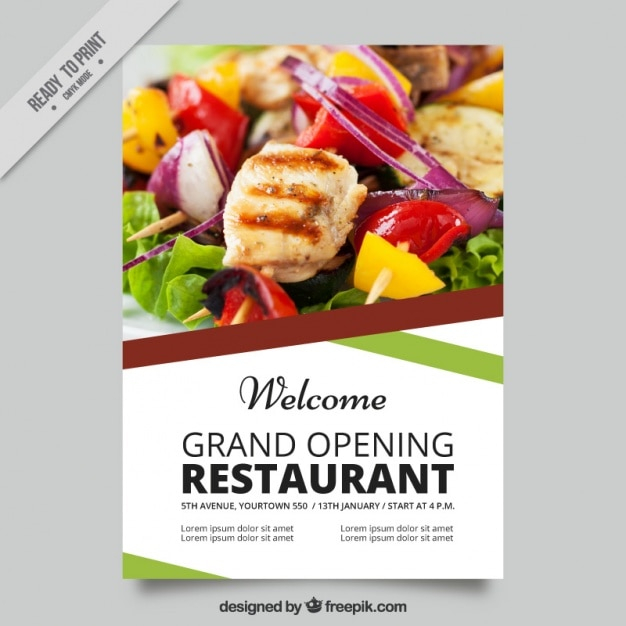  brochure, flyer, food, menu, abstract, cover, template, restaurant, leaf, brochure template, kitchen, chef, leaflet, flyer template, stationery, cook, cooking, stripes, booklet, document