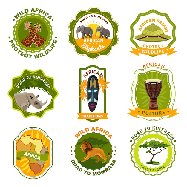 logo,banner,ribbon,label,tree,people,badge,map,cartoon,stamp,tag,sticker,lion,animals,sign,elephant,ribbon banner,seal,emblem,africa