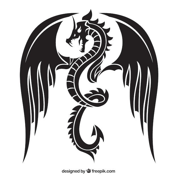  animal, silhouette, dragon, monster, fly, angry, fantasy, asian, flying, legend, mystic