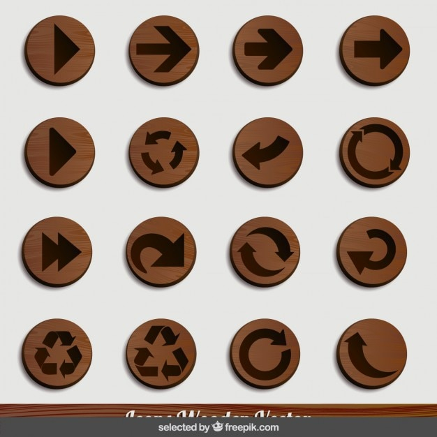 arrow,wood,icon,button,icons,recycle,buttons,play,wooden,play button,arrow icon,recycle icon,play icon,load,reload