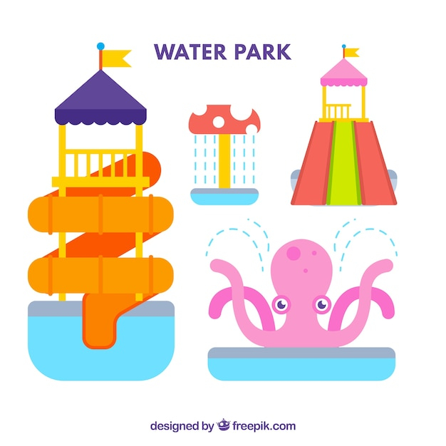 water,design,summer,sun,holiday,flat,park,flat design,fun,vacation,octopus,amusement park,season,aqua,joy,leisure,recreation,amusement,summertime,seasonal