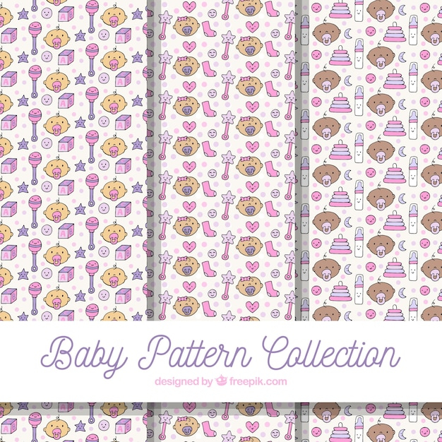 background,pattern,baby,patterns,child,new,elements,announcement,birth,pack,collection,set,new born,born,with