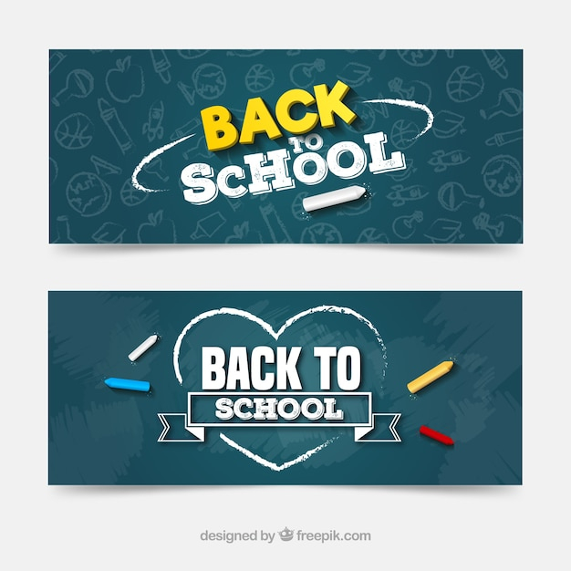 banner,ribbon,school,heart,design,education,banners,blackboard,science,web,back to school,study,flat,students,flat design,college,creativity,class,learn,back
