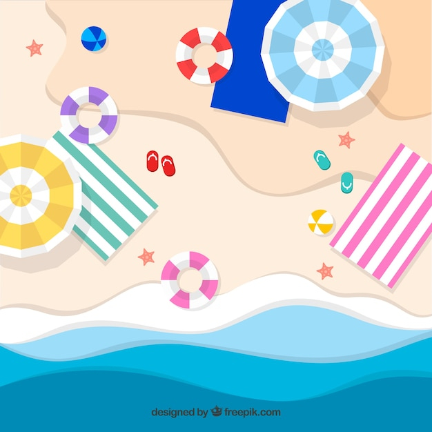 background,water,texture,summer,paper,beach,sea,paper texture,ocean,sand,holidays,view,style,top,top view,flip flops,flip,summertime,towels,umbrellas