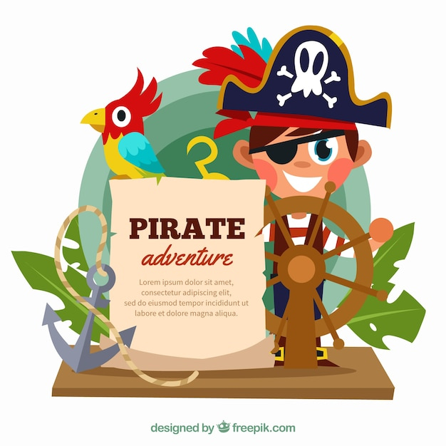 background,kid,child,backdrop,boy,hat,adventure,pirate,sailor,story,treasure,parrot,pirates,captain,nice,caribbean,rudder