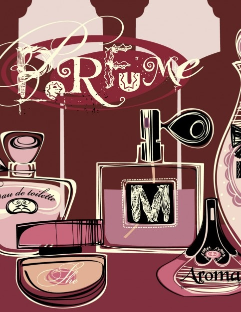 background,hand,fashion,beauty,pink,hand drawn,bottle,pink background,backdrop,perfume,spray,hand painted,glamour,drawn,bottles,perfume bottle,vertical,aroma,painted,fragrance