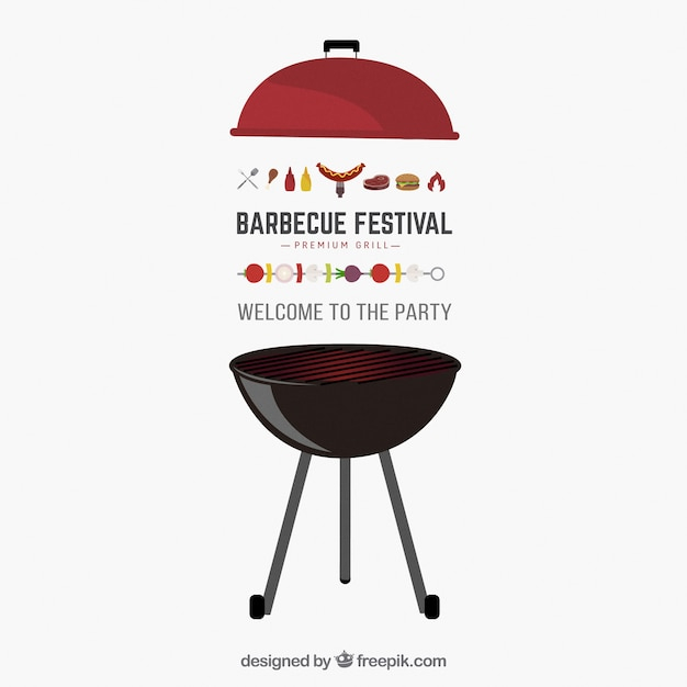  poster, food, vintage, invitation, party, card, summer, retro, invitation card, party poster, fast food, meat, illustration, party invitation, barbecue, graphics, grill, fast, element, fresh