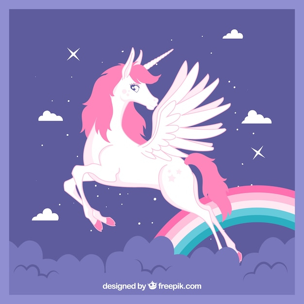 background,hand,animal,hand drawn,cute,rainbow,horse,clouds,wings,backdrop,unicorn,magic,fairy,love background,fairy tale,fantasy,cute animals,beautiful,rainbow background,drawn