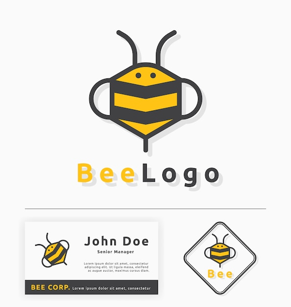 logo,business card,business,abstract,card,design,template,animal,marketing,animals,bee,shape,corporate,company,abstract logo,corporate identity,modern,branding,identity,brand