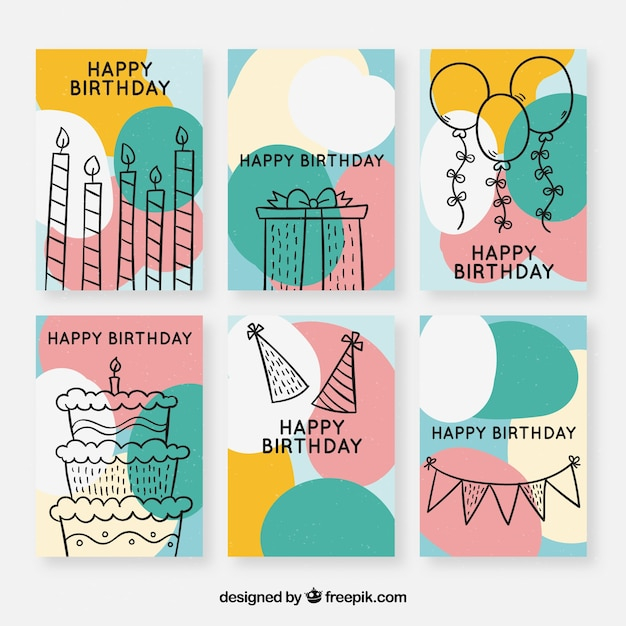  birthday, invitation, happy birthday, party, card, cake, anniversary, celebration, happy, balloons, elements, cards, celebrate, templates, candles, festive, birth, pack, collection, set