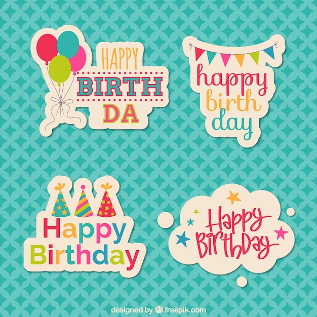  birthday, label, party, sticker, anniversary, celebration, labels, stickers, celebrate, birthday party