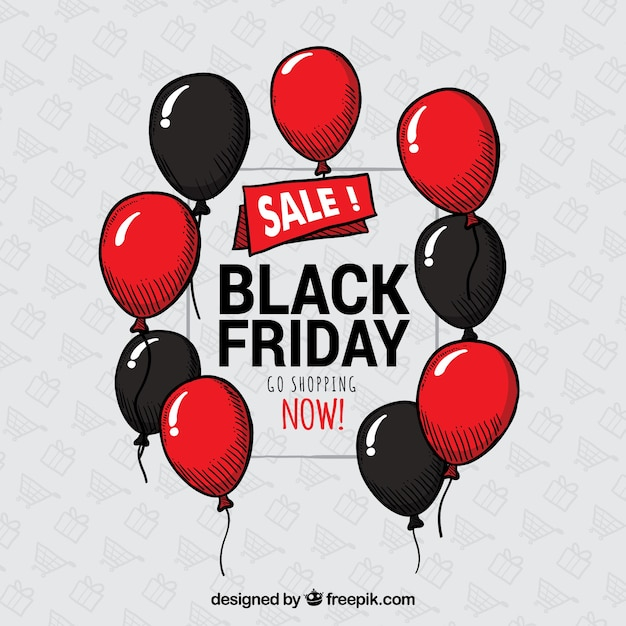 background,sale,black friday,hand,shopping,red,black background,hand drawn,red background,black,shop,promotion,discount,price,offer,backdrop,store,sales,balloons,promo