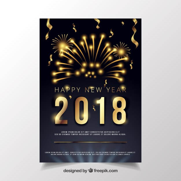 brochure,flyer,poster,happy new year,new year,music,party,template,brochure template,party poster,leaflet,dance,celebration,black,fireworks,happy,holiday,event,festival,flyer template