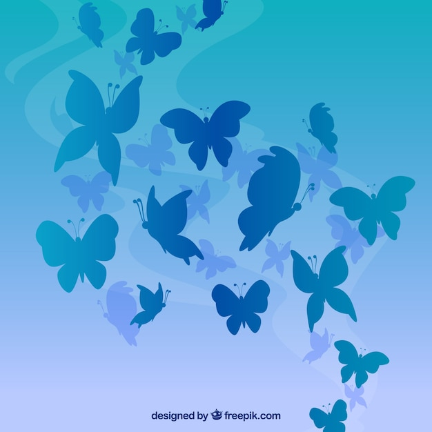 background,nature,blue,animal,butterfly,color,backdrop,colorful background,natural,nature background,fly,butterflies,silhouettes,background color,flying,animal silhouettes,insects,colored,tones