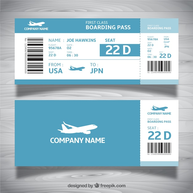  travel, design, template, blue, ticket, airplane, color, plane, holiday, flat, transport, flat design, vacation, trip, barcode, flight, traveling, boarding pass, pass, realistic