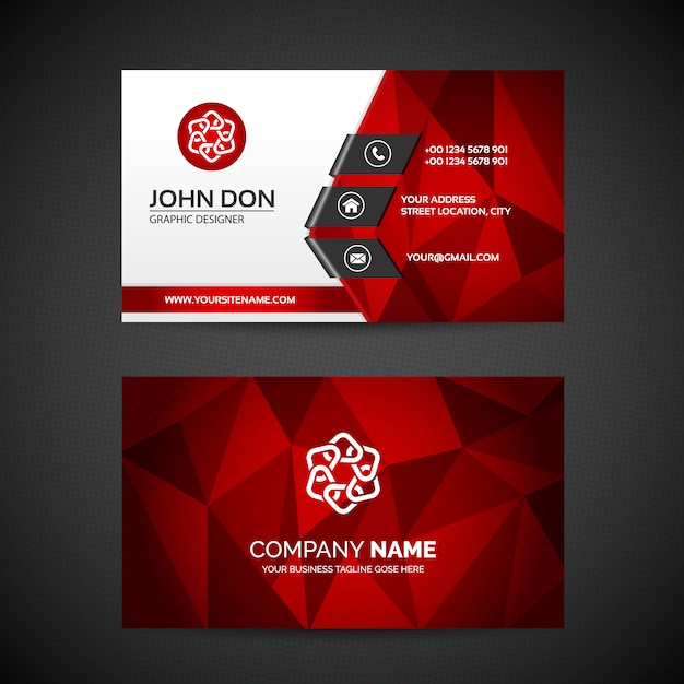  logo, business card, business, abstract, card, template, office, red, polygon, color, presentation, stationery, corporate, company, abstract logo, corporate identity, modern, polygonal, identity, identity card