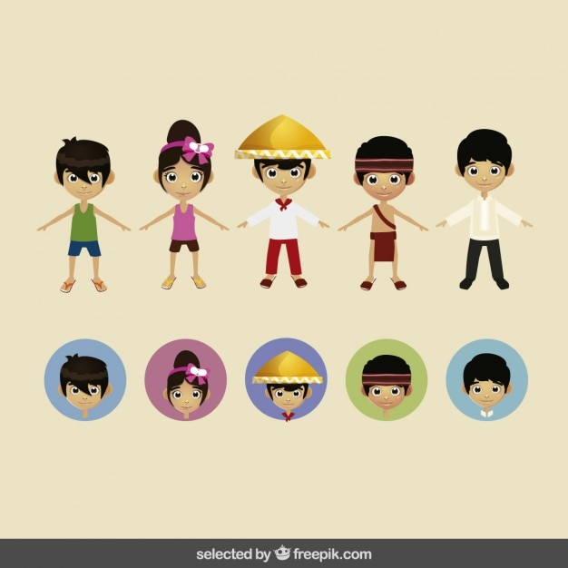 children,character,cartoon,avatar,boy,profile,cartoon character,funny,young,characters,cartoon characters,collection,avatars,set