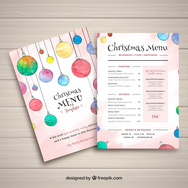 watercolor,food,vintage,christmas,menu,christmas card,merry christmas,template,restaurant,xmas,chef,celebration,happy,holiday,restaurant menu,festival,happy holidays,cook,cooking,decoration