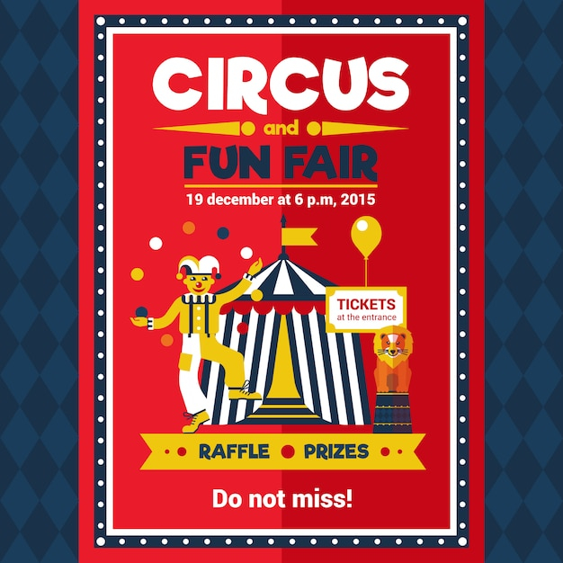 poster,invitation,red,ticket,lion,balloon,event,festival,circus,carnival,decoration,park,fun,show,event poster,announcement,tent,playground,fair,entertainment