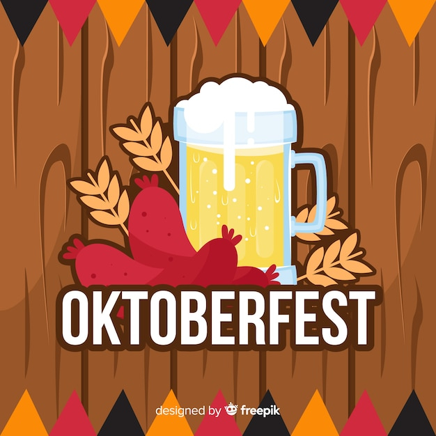  food, party, design, beer, autumn, celebration, holiday, festival, flat, bar, wheat, glass, drink, fall, flat design, mug, alcohol, classic, culture, traditional