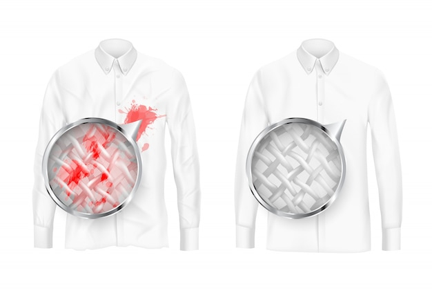 mockup,template,man,red,wine,splash,3d,shirt,white,cleaning,blood,illustration,clothing,drop,splatter,clean,laundry,magnifier