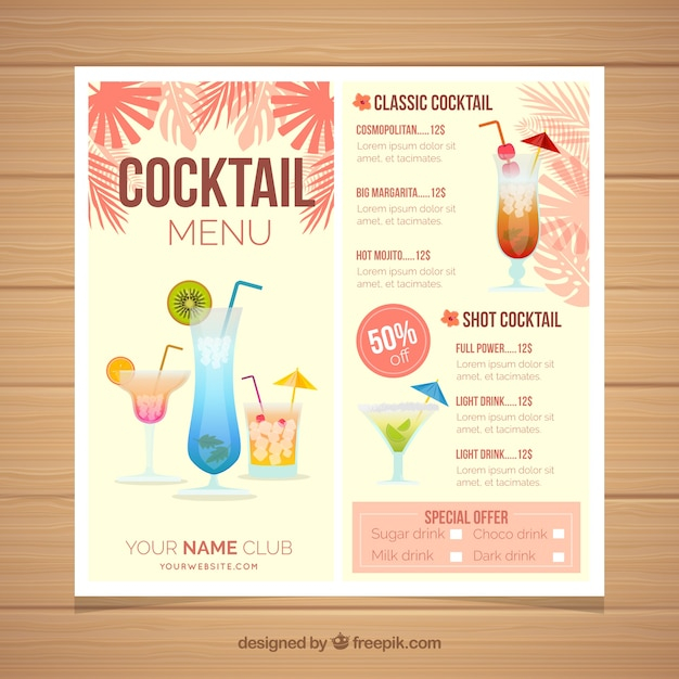 menu,design,summer,fruit,leaves,tropical,flat,bar,ice,glass,drink,juice,cocktail,flat design,drinks,palm,print,cocktails,straw,fruit juice