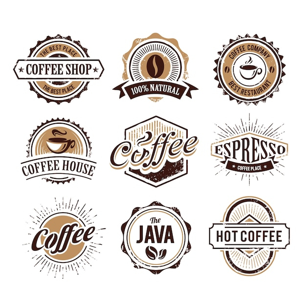  logo, food, ribbon, vintage, label, coffee, design, logo design, badge, retro, graphic design, art, shop, cafe, graphic, coffee cup, drink, food logo, cup