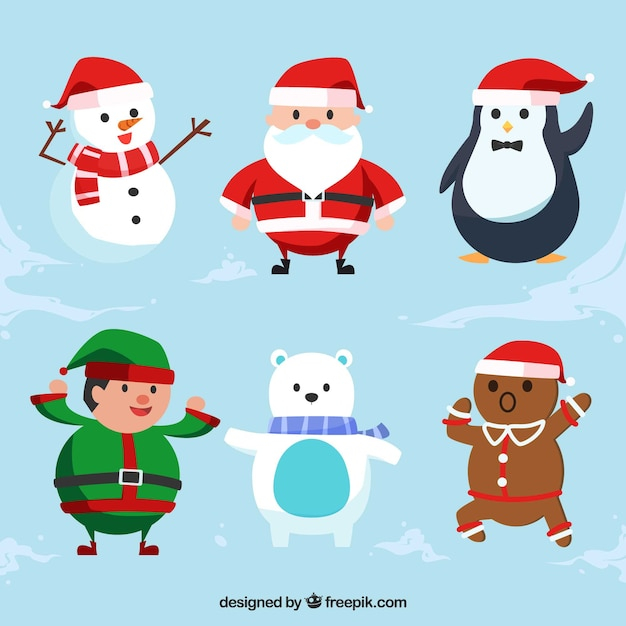 christmas,christmas card,merry christmas,santa claus,design,santa,xmas,man,character,celebration,happy,bear,snowman,holiday,festival,happy holidays,flat,white,decoration,christmas decoration