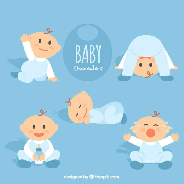 baby,kids,design,children,character,baby shower,cute,kid,child,human,flat,flat design,shower,sleeping,collection,babies,crying,playing,born,pretty