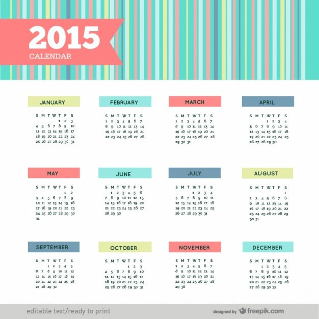  calendar, new year, colorful, new, 2015, year, calendar 2015, month, years, calendars, calendar vector, months, calendar vectors