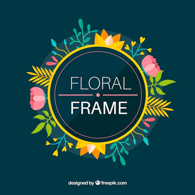 flower,frame,floral,flowers,design,ornament,leaf,nature,cute,spring,leaves,floral frame,colorful,flat,plant,decoration,flower frame,natural,floral ornaments,flat design