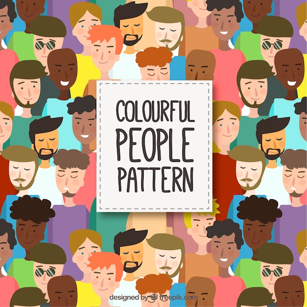 background,pattern,people,design,man,colorful,human,person,backdrop,flat,decoration,men,flat design,decorative,group,mosaic,characters,seamless,society,loop