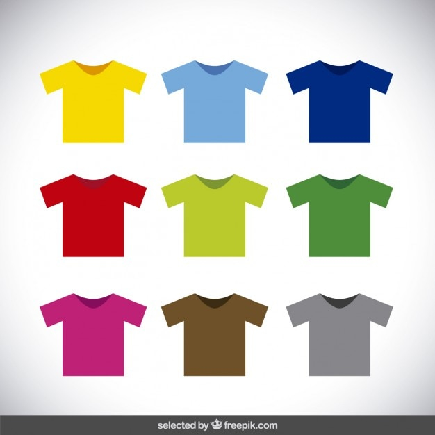 fashion,shirt,colorful,clothes,clothing,t-shirt,collection,set,wear,colored,t-shirts,isolated