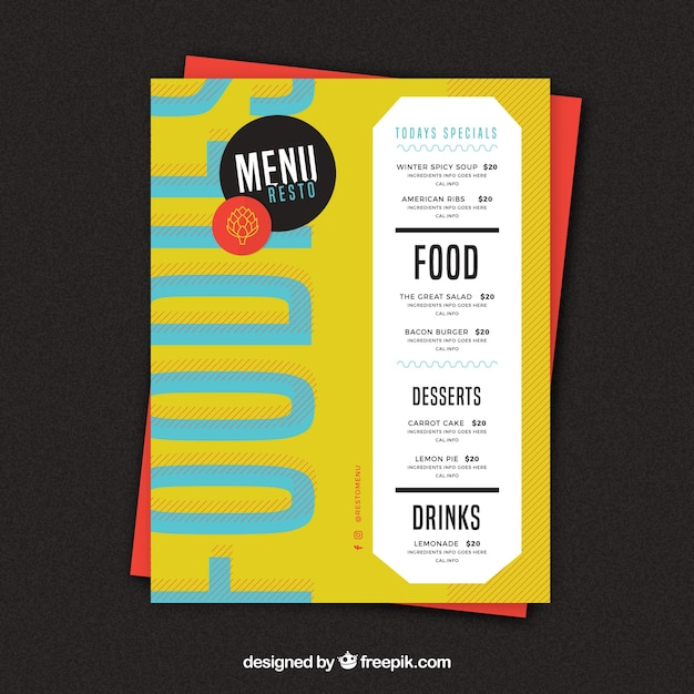 food,menu,design,template,restaurant,chef,restaurant menu,cook,flat,cooking,food menu,flat design,dinner,eat,print,diet,eating,dish,menu restaurant,meal