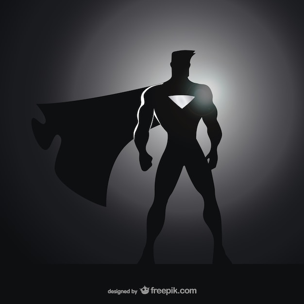 cartoon,comic,silhouette,superhero,hero,superman,strong,cape,defender,superpower