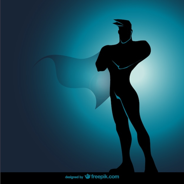 cartoon,comic,silhouette,superhero,hero,superman,super hero,super,cape,standing,defender